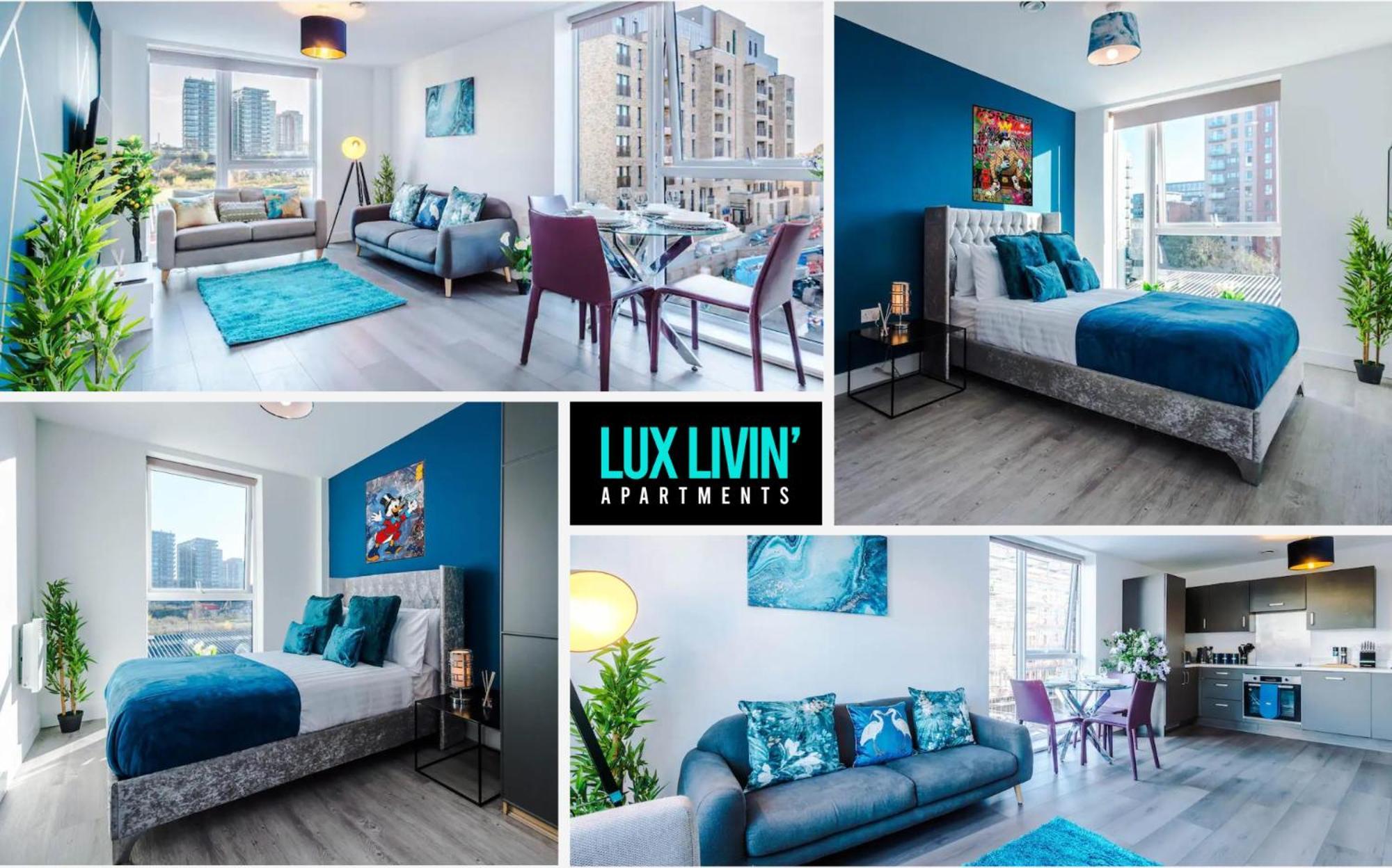 Lux Livin' Apartments - Luxury 5 Bed Apartment Manchester City Centre Bagian luar foto