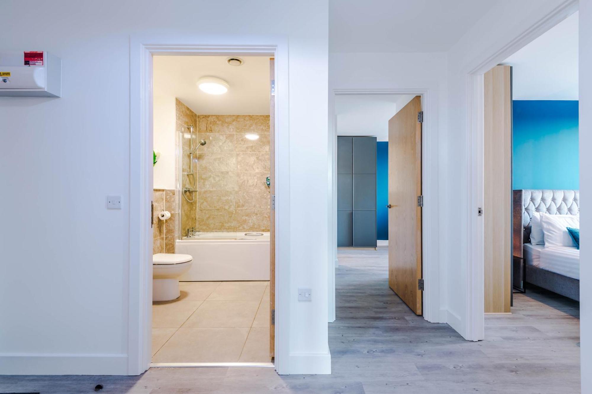 Lux Livin' Apartments - Luxury 5 Bed Apartment Manchester City Centre Bagian luar foto